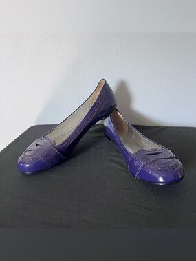 Boden Purple Patent Leather Loafers Size EU 40/US 9
